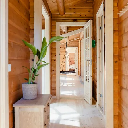 Log House Close To The Sea And Coastal Towns *